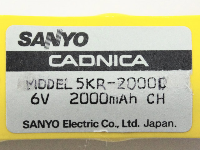 [MODEL 5KR-2000C]SANYO CADNICA 5KR-2000C バッテリーセル交換[4]