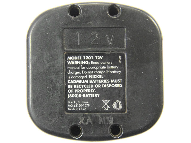 [MODEL 1201]LINCOLN 充電式電動グリースガン MODEL 1242他バッテリーセル交換[3]