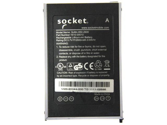 [SoMo-650-2600、1610-00010]SocketMobile Socket Somo 650、Socket Somo 655 バッテリーセル交換[3]
