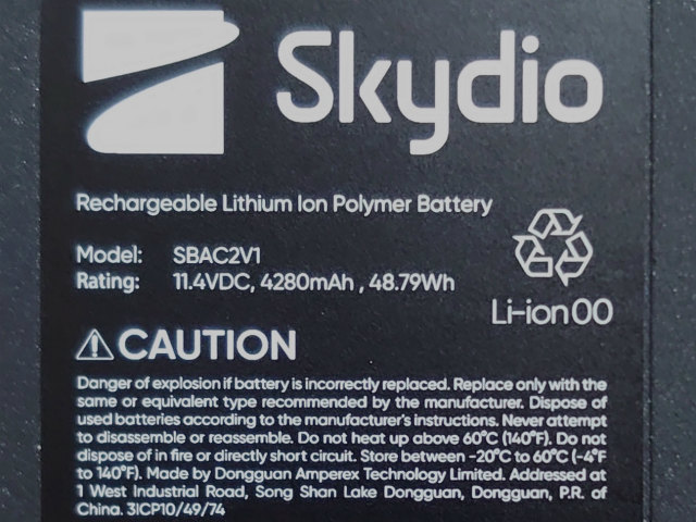 [SBAC2V1]Skydio Skydio2 ドローン バッテリーセル交換[2]