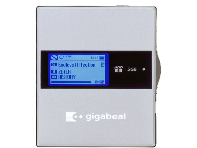 東芝 携帯プレーヤー gigabeat G5 MEG050 内蔵バッテリーセル交換