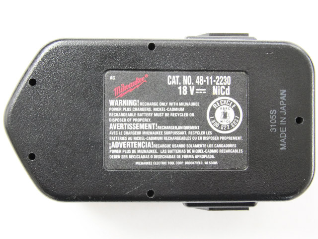 [48-11-2230]Milwaukee 48-11-2230 Ni-Cd Slide Style Batteryバッテリーセル交換[4]