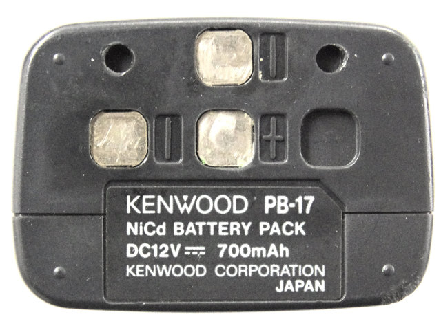 [PB-17]KENWOOD アマチュア無線機 TH-78 他バッテリーセル交換[4]