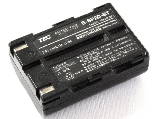 [B-SP2D-BT、MODEL:RB-B2002]東芝テック 小型携帯プリンタ B-SP2D他バッテリーセル交換