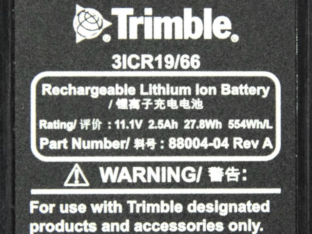 [88004-04 Rev A、3ICR19/66]Trimble GeoExplorer 6000 シリーズ他 バッテリーセル交換[4]