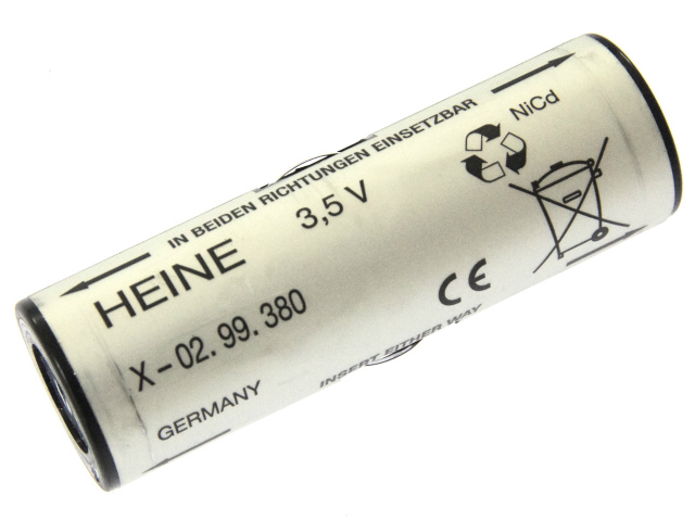 [X-02.99.380]HEINE ハイネ 検眼機器等 3.5V Ni-Cd バッテリーセル交換