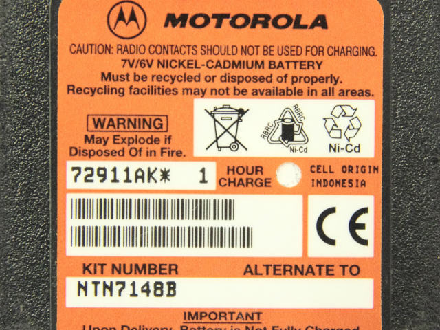 [NTN7148B]モトローラ(MOTOROLA) MTS2000シリーズバッテリーセル交換[3]