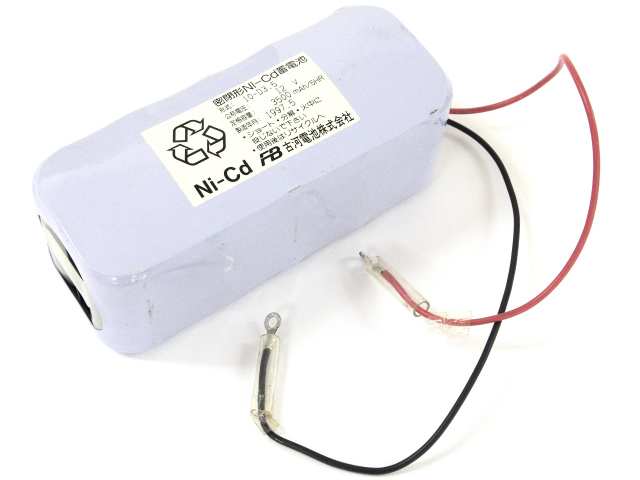 [密閉形Ni-Cd蓄電池 10-D3.5] 古河電池株式会社 無線用外付けバッテリーセル交換