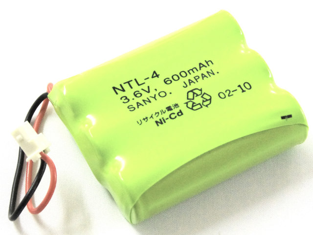 [NTL-4、6325743721]サンヨー FAX電話 コードレスホン子機他用 バッテリーセル交換