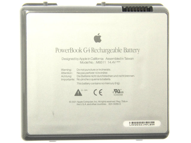 [M8511]PowerBookG4 15inchチタニウムバッテリーセル交換[3]