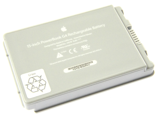 [A1078]PowerBookG4 15inchアルミニウムバッテリーセル交換