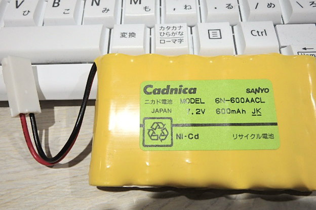 [6N-600AACL]CASIO カシオ ラベル印刷機 7.2V用 ネームランド バッテリーセル交換