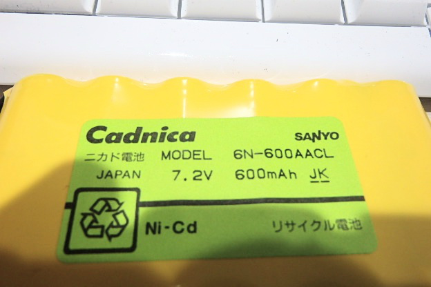 [6N-600AACL]CASIO カシオ ラベル印刷機 7.2V用 ネームランド バッテリーセル交換[1]