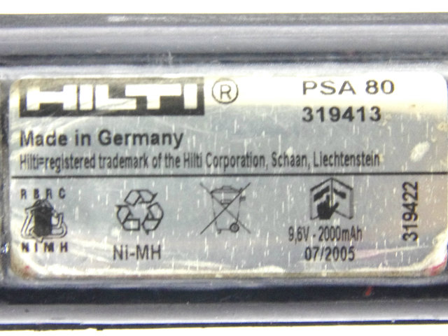 [PSA80、PSA 80、319413]HILTI ヒルティ フェロスキャン PS 200、PS200シリーズ バッテリーセル交換[4]