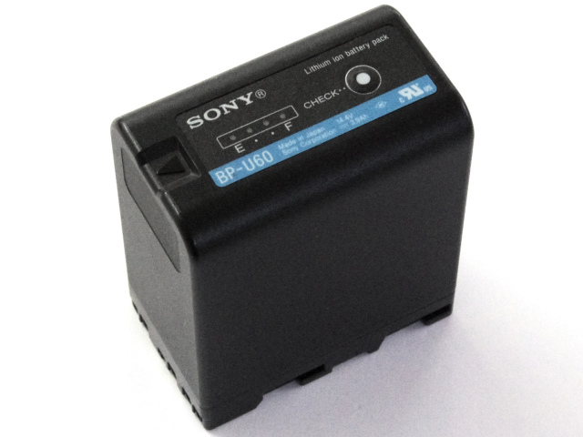 [BP-U60]SONY ビデオカメラ PMW-EX1R 他バッテリーセル交換