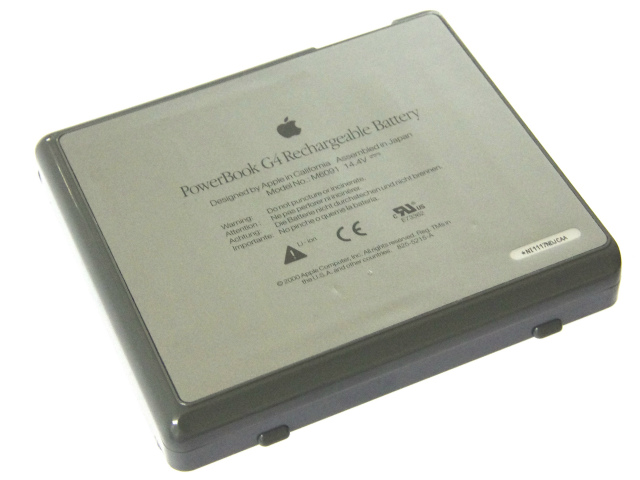 [M6091]PowerBookG4 15inchチタニウムバッテリーセル交換