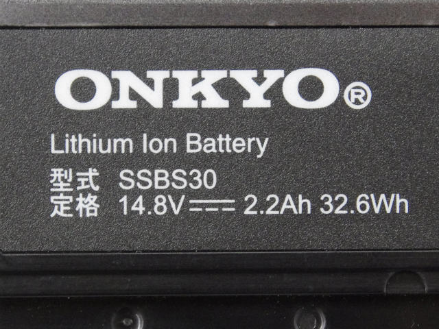 [SSBS30、DC07-N1117-02B]ONKYO ノートパソコン R415A3 他 バッテリーセル交換[4]