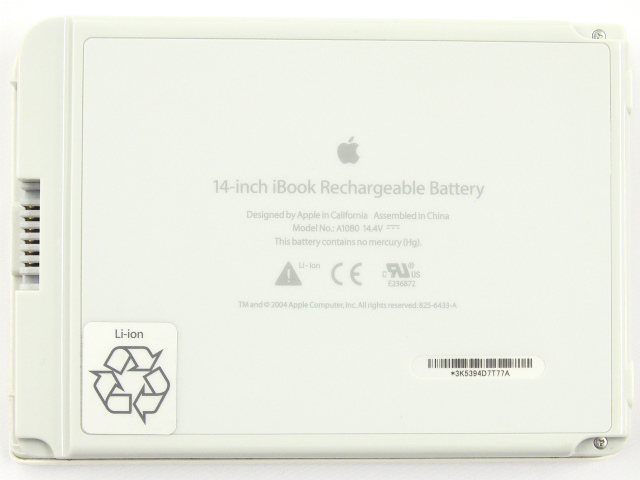 [A1080] iBook G4 14inchバッテリーセル交換[3]
