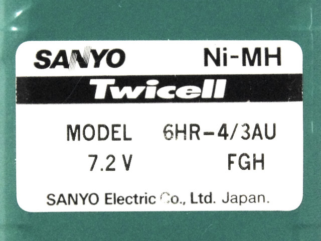 [MODEL 6HR-4/3AU]SANYO Twicell Ni-MH バッテリーセル交換[4]