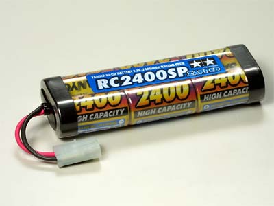 [RC2400SP]タミヤ 7.2Vレーシングパック RC2400SP ザップドタイプ バッテリーセル交換