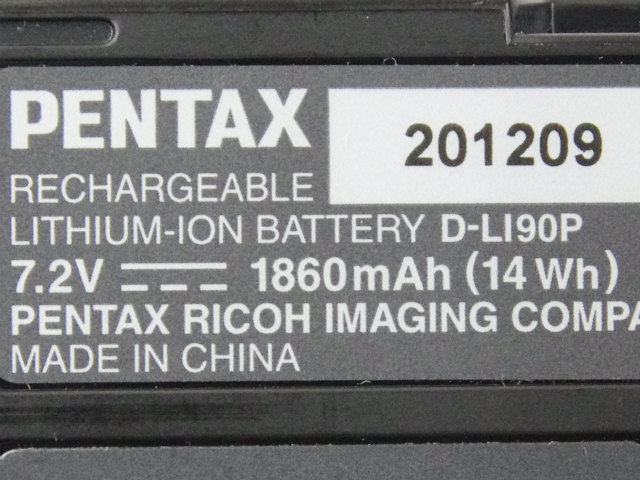 [D-LI90P]PENTAX 645D、PENTAX K-3、PENTAX K-5、PENTAX K-5II、PENTAX K-7 バッテリーセル交換[4]