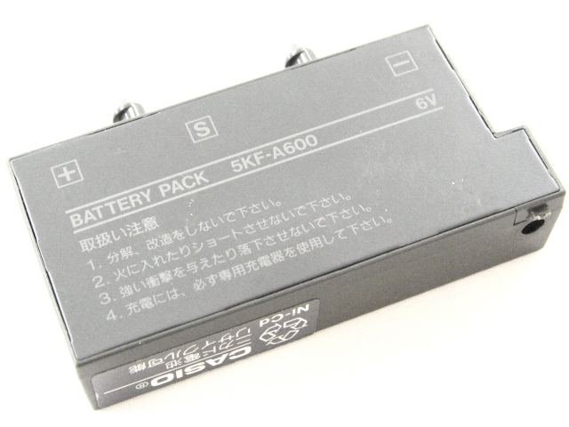 [5KF-A600、DT-8023NICD]CASIO DT-8000M31他バッテリーセル交換