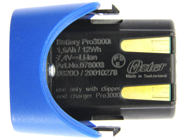 [Art.No.078003、Battery Pro3000i]OSTAR バリカン Pro 3000i バッテリーセル交換[4]
