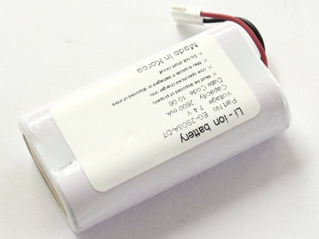 [EG-2SO3A-DT(薄型3Pコネクター型) ]オーラルケア サージテル ライト 他 バッテリーセル交換[2]
