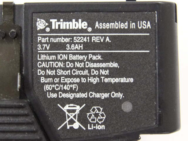 [Part number: 52241 REV A.]Trimble Pathfiner ProXH GPS受信機バッテリーセル交換[4]