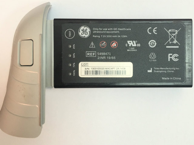 [5498471、2INR 19/66]GE Healthcare ultrasound equipment バッテリーセル交換