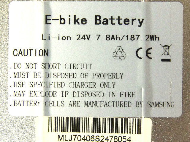 [battery-baron-X-7.8Ah]バロン20インチ、バロン26インチ バッテリーセル交換[4]