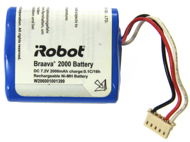 [4449273、Braava-2000 Battery]iRobot アイロボット ブラーバ380j、390j 他 バッテリーセル交換[1]