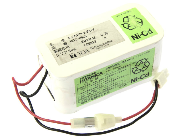 [NDC-0925]TOA ワイヤレスアンプ用ニカド電池パック バッテリーセル交換