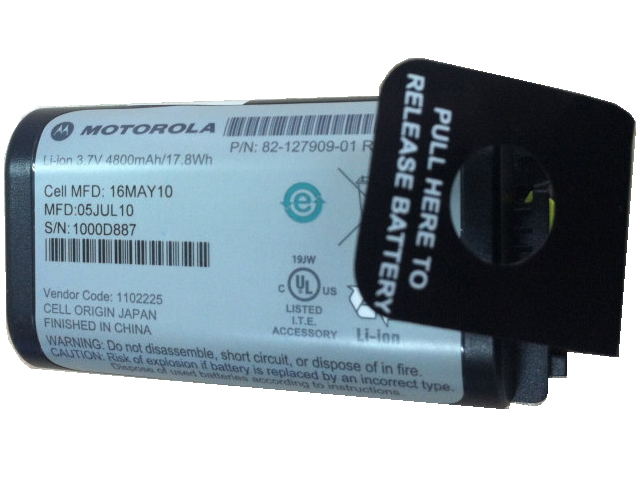 [P/N: 82-127909-01、1102225]Motorola Inventory scanner gun MC3190Gシリーズ他バッテリーセル交換
