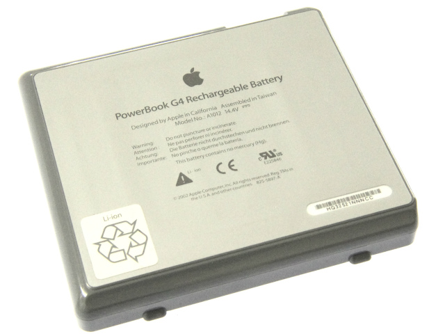 [A1012]PowerBookG4 15inchチタニウムバッテリーセル交換