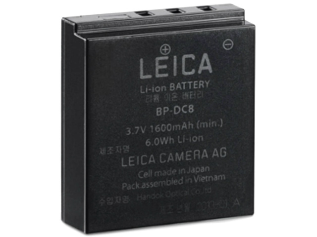 [BP-DC8、BP-DC8J、18706]Leica ライカ X1、X2、X Vario 他 バッテリーセル交換