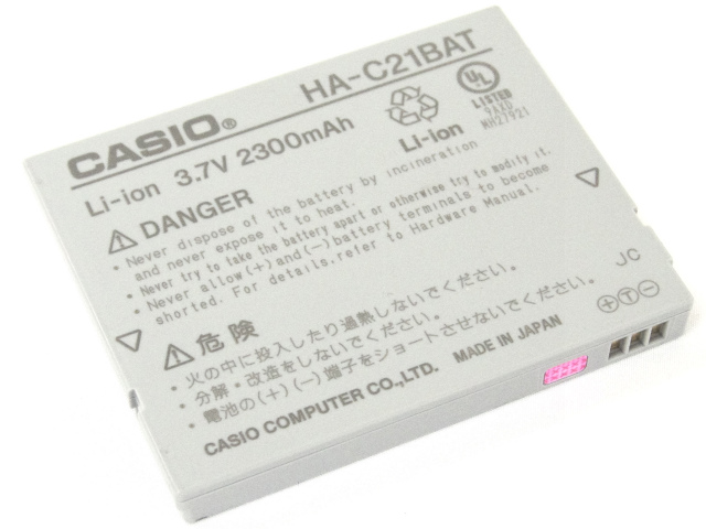 [HA-C21BAT]カシオ PDA DT-10M50、DTX7他バッテリーセル交換