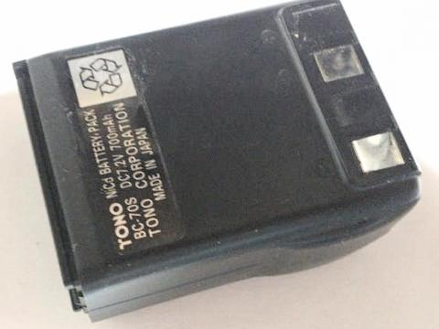 [BC-70S、BC70S]TONO 広帯域受信機・アマチュア無線機 PR-1300A 他バッテリーセル交換