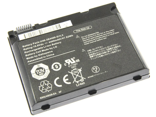 [U40-3S4400-G1L3]マウスコンピューター EGPN160DR16P 他バッテリーセル交換