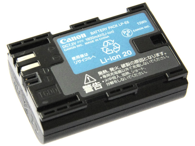 [LP-E6]キャノン Canon EOS 5DMkIII、5DMkII、6D、7D、70D、60D、60Da バッテリーセル交換