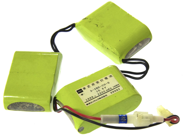 [3-3NR-CH-SB、3-3NR-CH-S]東芝ライテック(TOSHIBA)誘導灯・非常照明器具用バッテリーセル交換