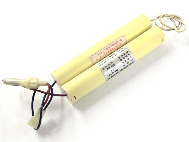 [6NR-1800H-2、6NR-1800H-2S]NEC 日本電気ホームエレクトロニクス 非常燈誘導灯兼用電池 バッテリーセル交換[2]