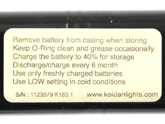 [Batterypack Li-Ion 59 Wh]Keldan LUNA 8 WA他 水中ライトバッテリーセル交換[4]