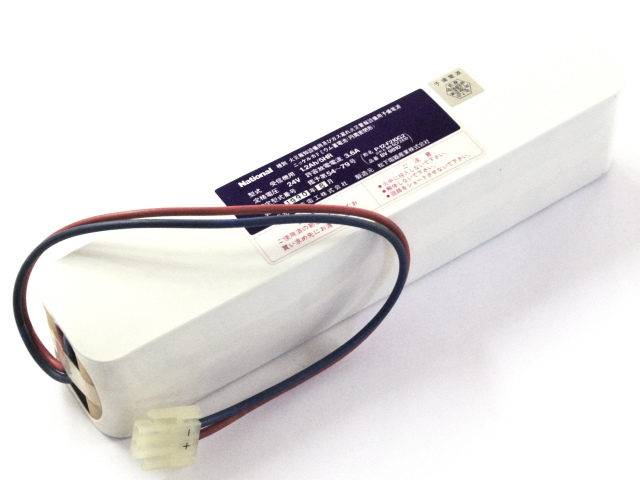 [BV9810、BV981001、P-12-F210G2、NR-SCF2X10]松下電工 パナソニック 日本消防検定協会NS鑑定品 P型1級受信機等バッテリーセル交換