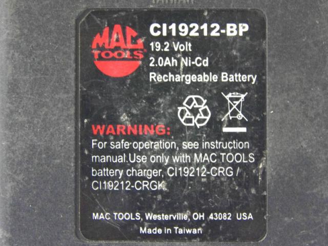 [CI19212-BP]MAC TOOLS コードレスインパクトレンチ他バッテリーセル交換[3]