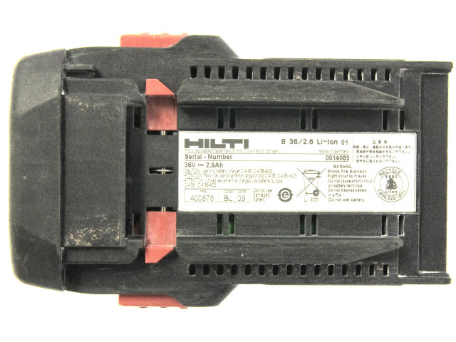 [B 36/2.6 Li-ion、B36/2.6Li-ion]ヒルティ電動工具 TE6-A他 バッテリーセル交換[3]