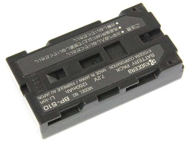 BP-510]京セラ Hi8 ビデオカメラ 他 バッテリーセル交換 - バッテリー 