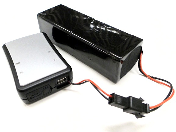 [K18U、K-18U]K18U/11000mAバッテリー 長時間記録型 GPSデータロガー用 外付けバッテリーセル交換