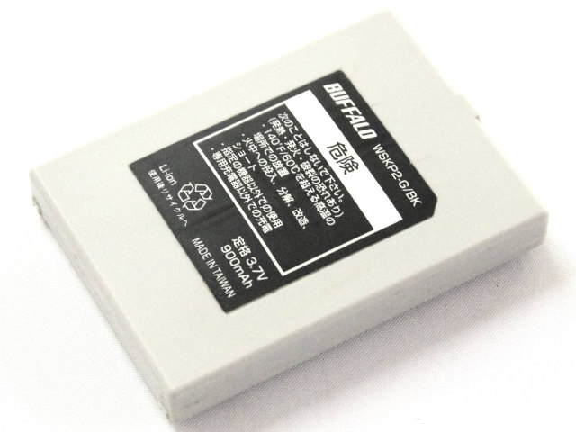 [WSKP2-G/BK]バッファロー 無線LAN Skype&#8482;対応 Wi-Fiフォンバッテリーセル交換