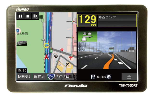 [TNK-705DRT+]KAIHOU 7インチDVR付きワンセグナビ TNK-705DRT+ バッテリーセル交換